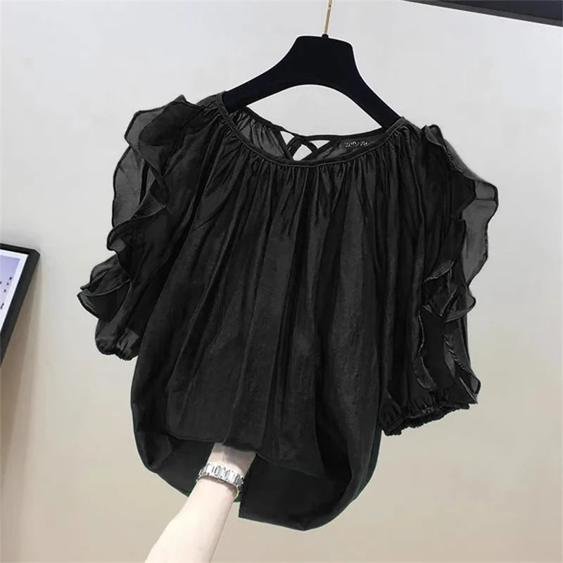 Women's Cold-Shoulder Blouses