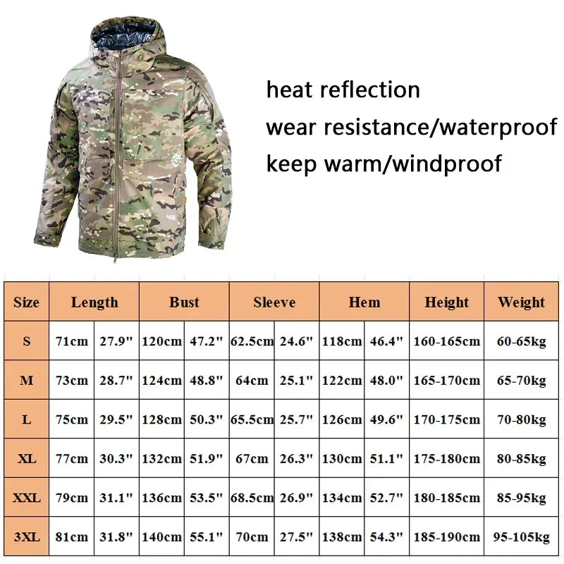 Winter Men Clothes Tactical Jacket