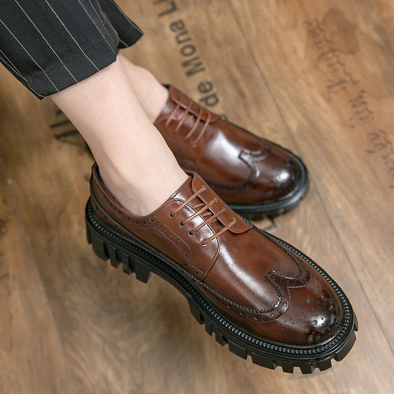 Men's Suit  Formal Business Leather Shoes
