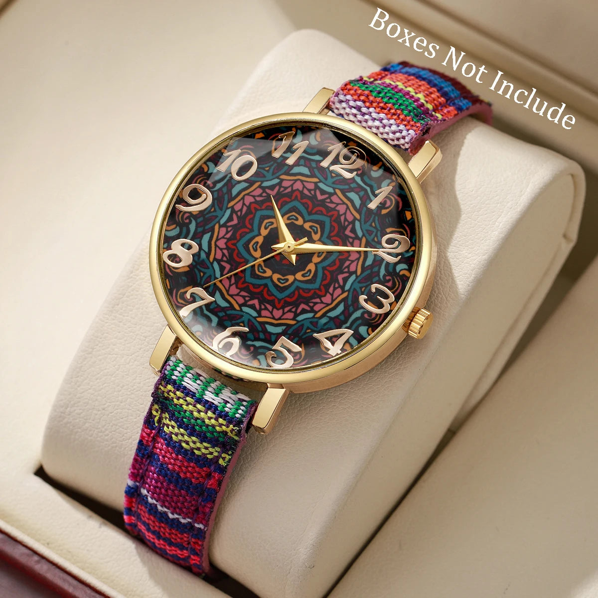 Fashion Women Leather Strap Quartz Wristwatch