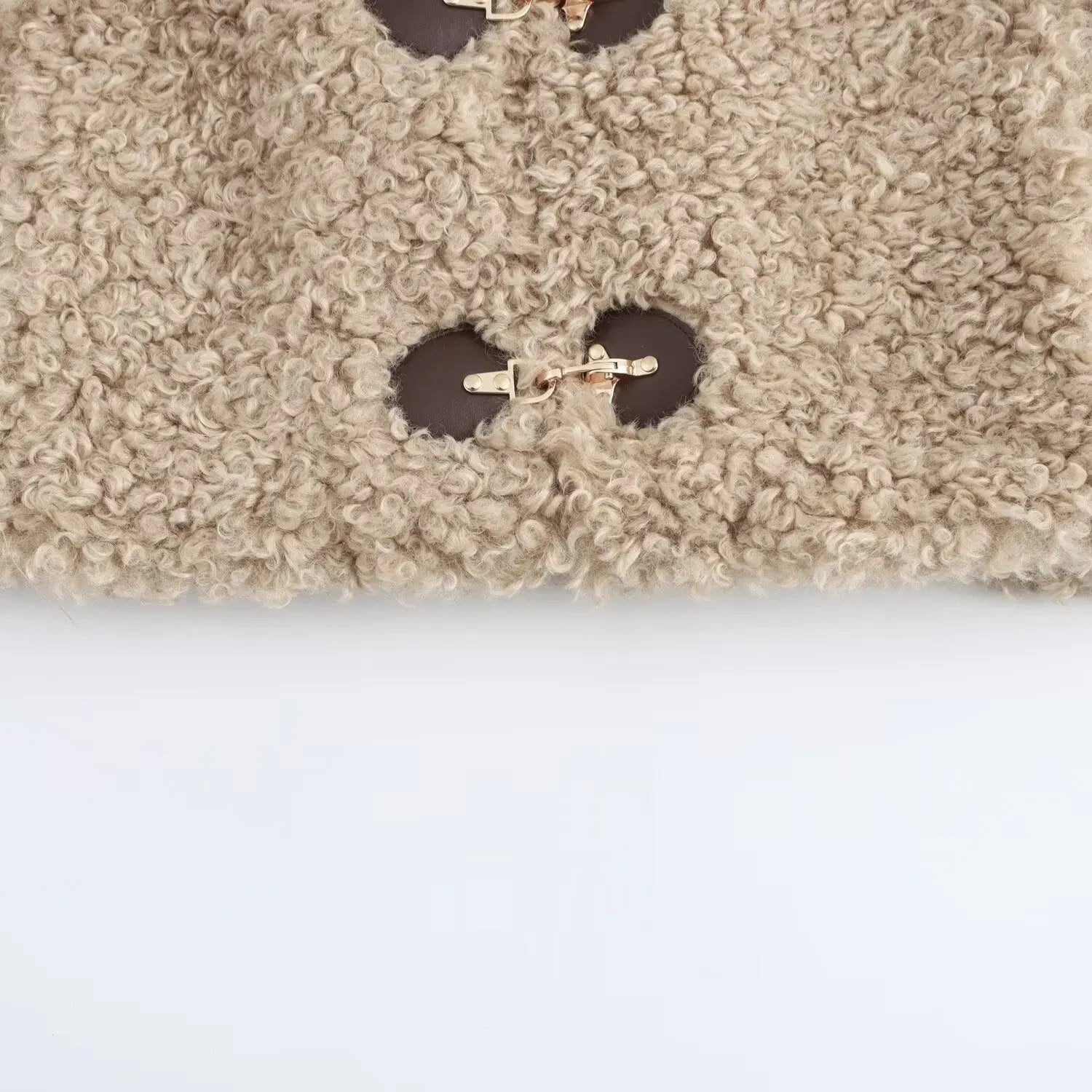 Women's Versatile Rope Buckle Solid Color Winter New Style Coat