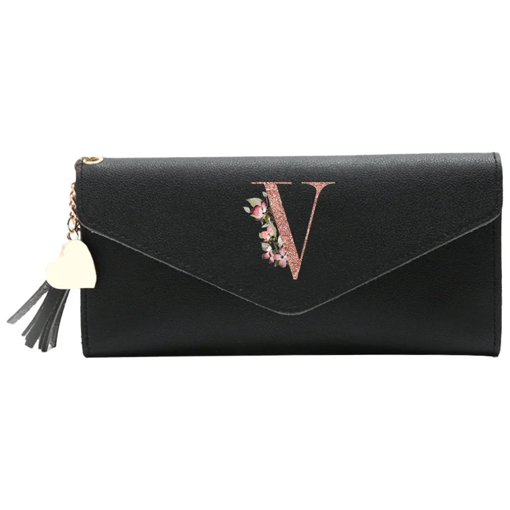 Wallet Black Small Leather Coin Purse Blocking Wallet