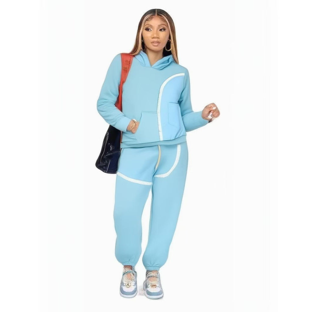 Women's Fashion Ankle-tied Long Sports Sweater Suit