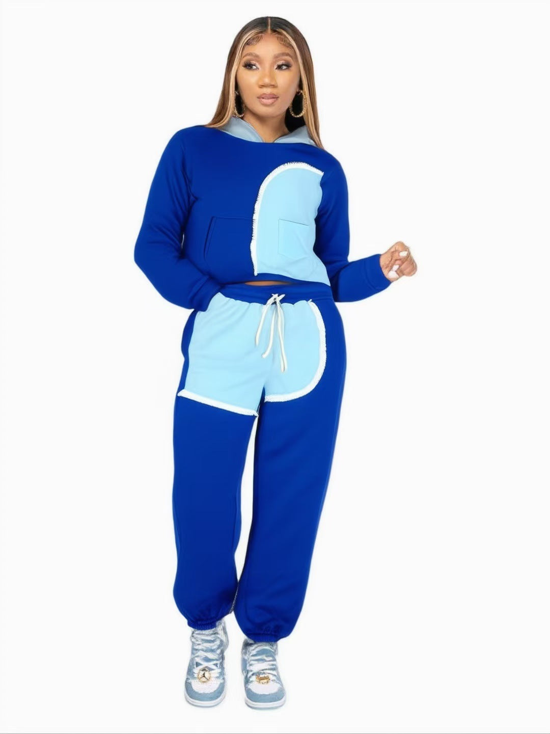 Women's Fashion Ankle-tied Long Sports Sweater Suit