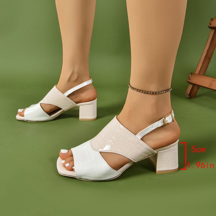 Women's Mid-heel Chunky Heel Sandals