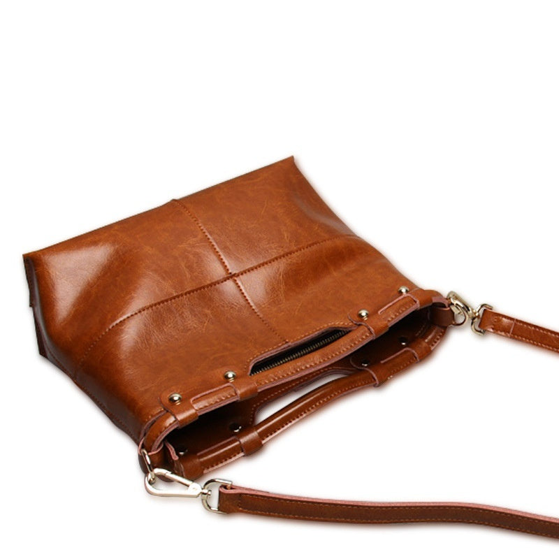 Leather Messenger Bag