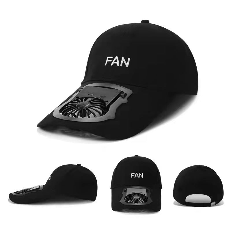 Charging Fan Hat Sun Hat Sun Protection Hat Outdoor Sun Hat