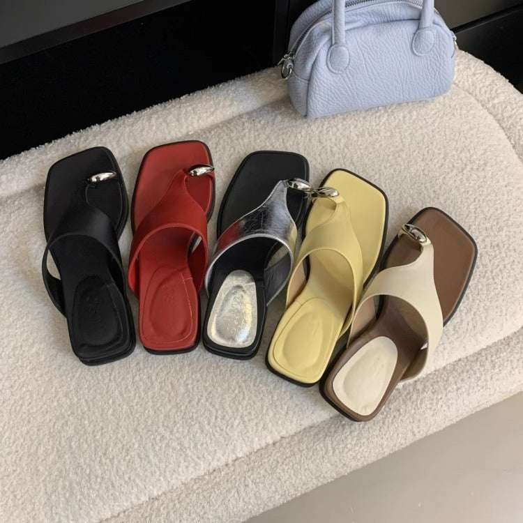 Wedge Flip-Flops Summer Outdoor Seaside Beach Slippers Roman Shoes