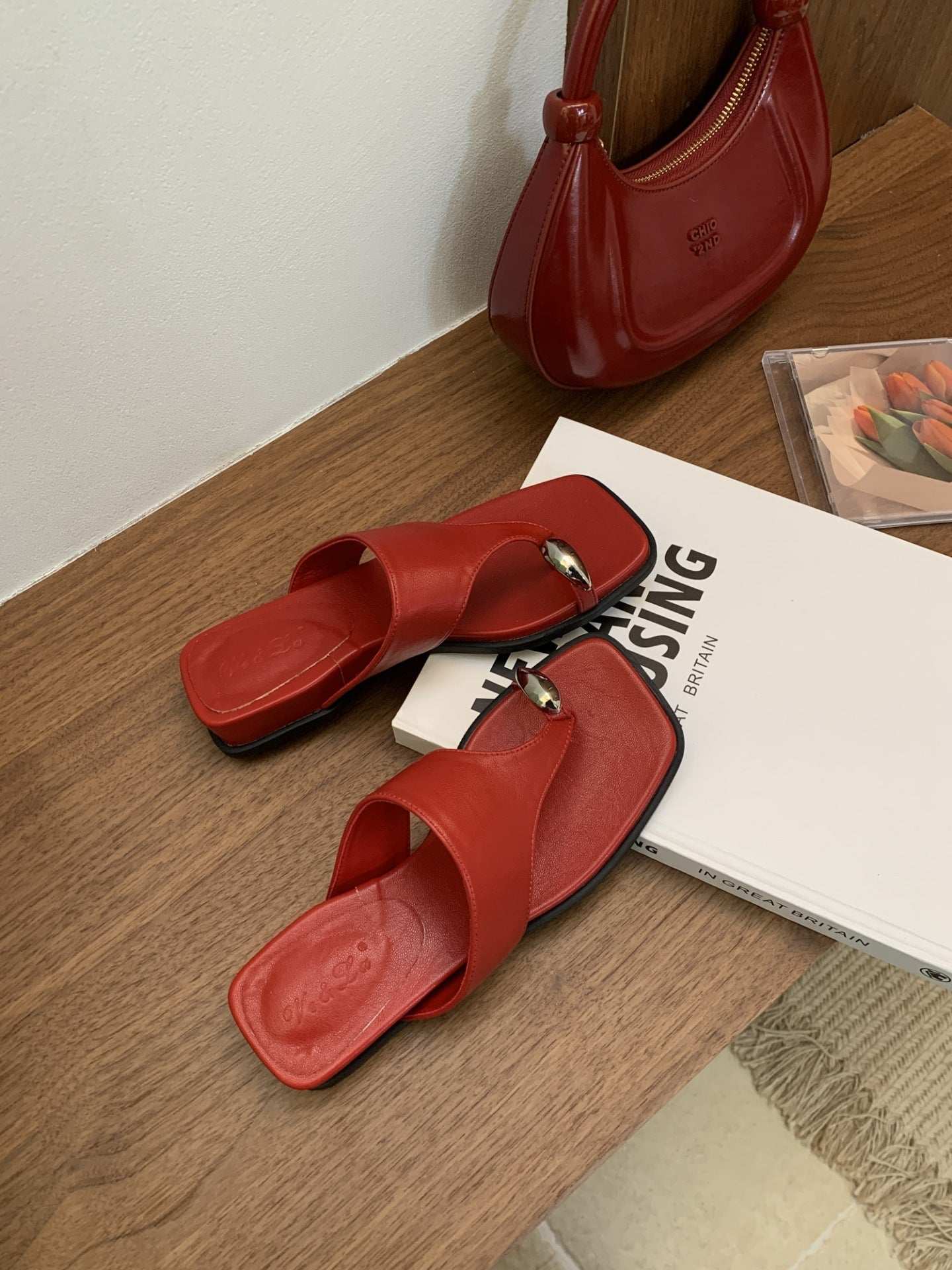 Wedge Flip-Flops Summer Outdoor Seaside Beach Slippers Roman Shoes