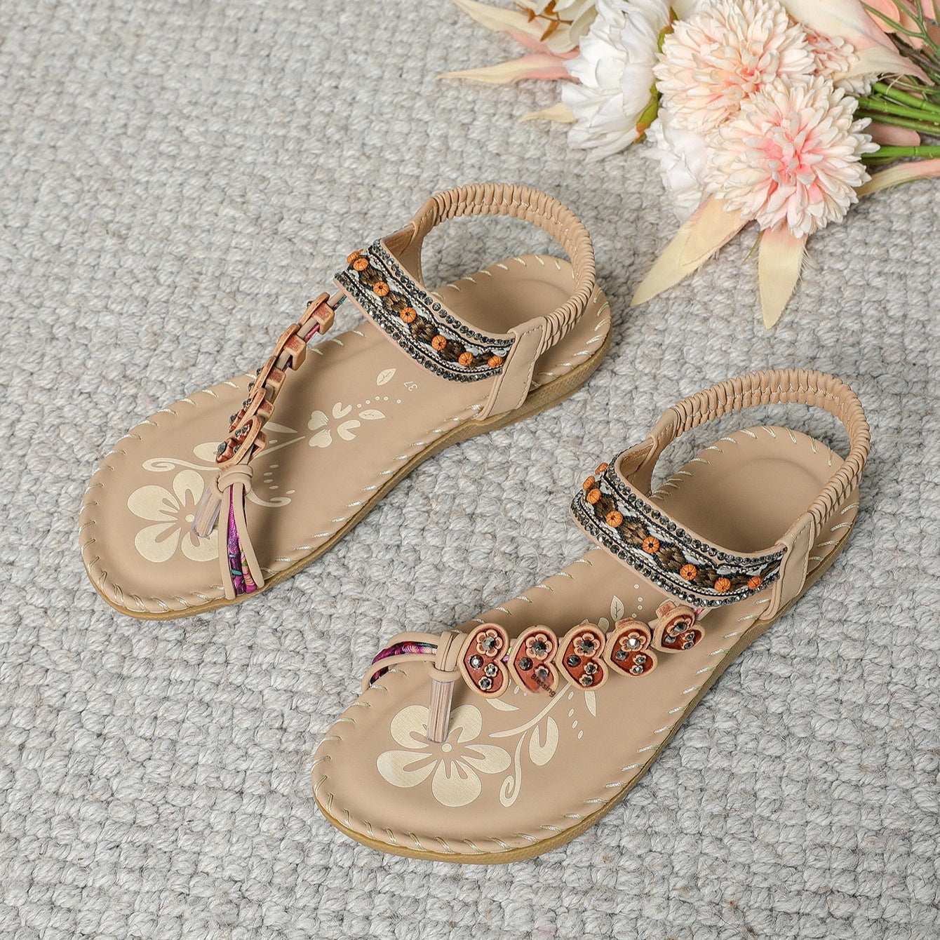 Women's Bohemian Stylish Beach Flat Sandals