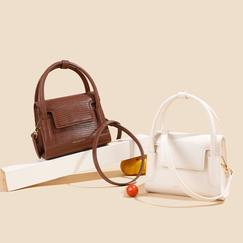 Lizard Pattern Shoulder Portable Bag